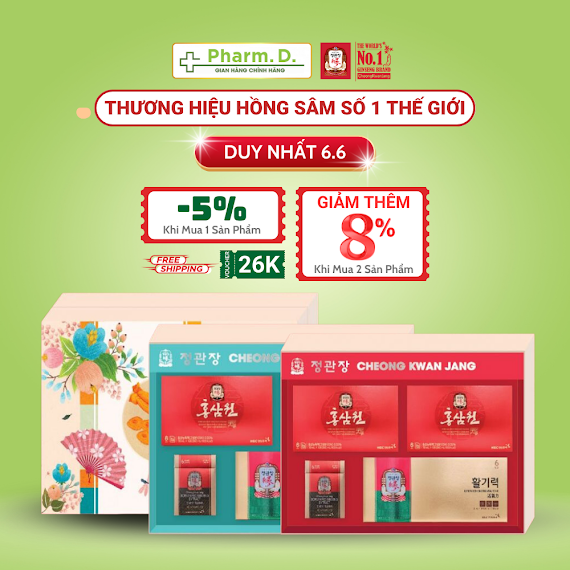 Bộ Quà Tặng Hồng Sâm Kgc Cheong Kwan Jang Phú Hỷ Gia An Hỗ Trợ Sức Khỏe, Quà Tặng Mẹ Ý Nghĩa