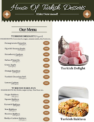 House Of Turkish Desserts menu 1