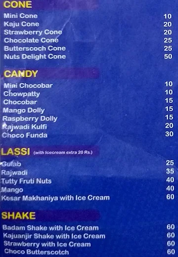 Gopal menu 