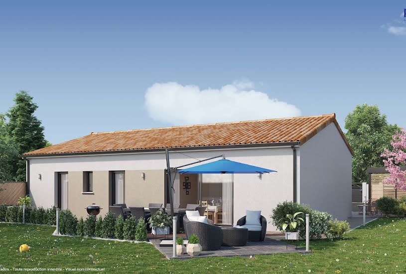  Vente Terrain + Maison - Terrain : 485m² - Maison : 99m² à Les Artigues-de-Lussac (33570) 