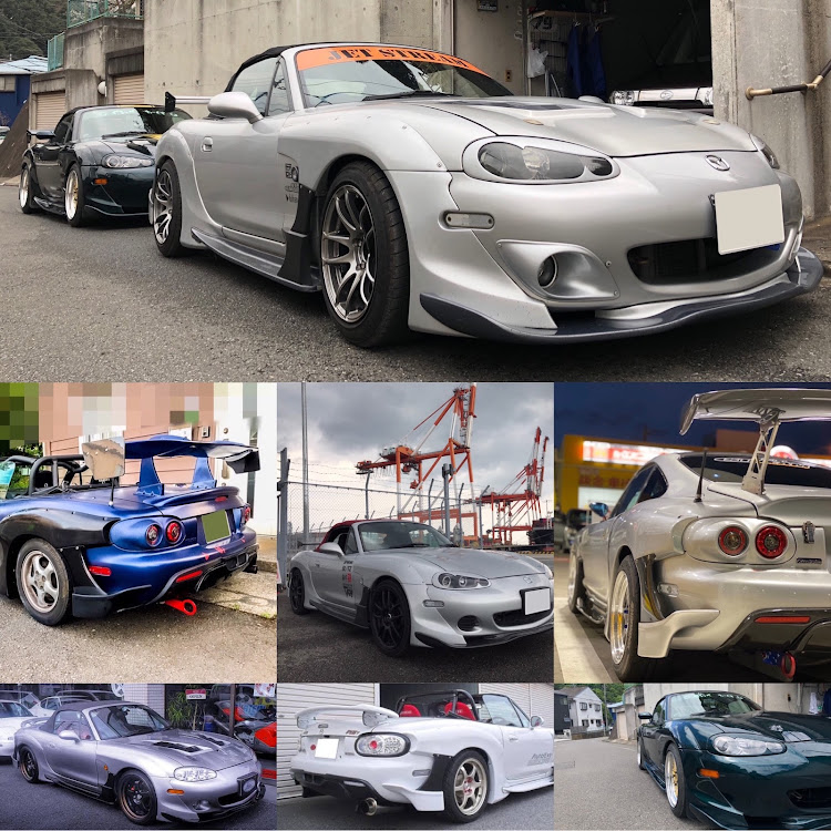 ロードスターのGT200・ジェットストリーム・ワイドボディ・3ナンバーではなく5ナンバー枠・デカイ(確信に関するカスタム事例の投稿画像1枚目