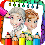 Cover Image of Télécharger Dolls and Princesses Coloring Book 1.4 APK