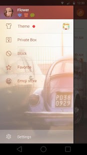 (FREE)GO SMS RHYRHM THEME Screenshot