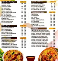 The Favourite Biryani menu 1