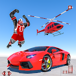 Grand Gorilla Robot Transform Car:Helicopter Robot Apk