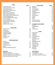 Juice Junction & Snacks menu 2