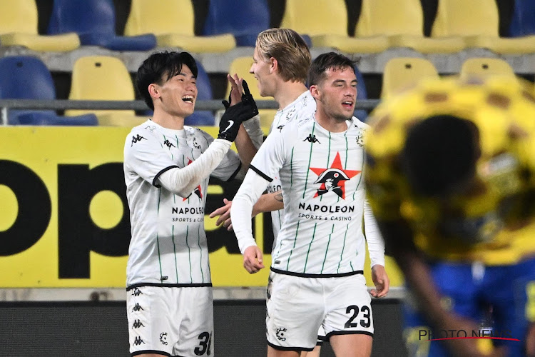 Ueda maakt enige goal in kansarme match, STVV en Cercle Brugge eindigen de match met 10