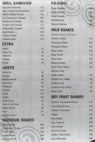 Amar Juice & Restaurant menu 2