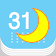 Calendrier lunaire journal icon