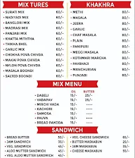 Vishnu Namkeen menu 2