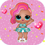 Cover Image of ดาวน์โหลด Kawaii Surprise Lol Dolls Grils Wallpaper 1.1 APK