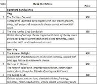 Steak Out menu 1