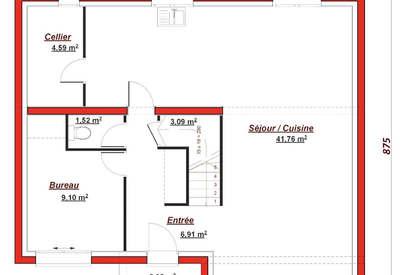  Vente Terrain + Maison - Terrain : 520m² - Maison : 110m² à Chatou (78400) 