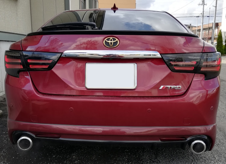 マークXのテールランプ交換・テールランプ・ファイバーテール・LEDテール・車検終了に関するカスタム事例の投稿画像4枚目