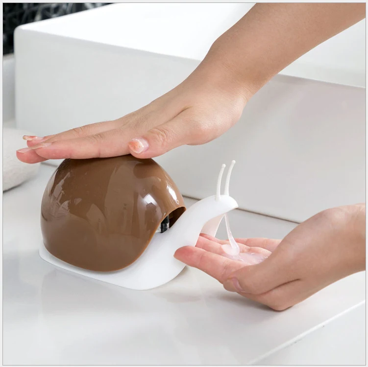 Cartoon Snail Opbergfles voor shampoo, douchegel, ontsmettingsmiddel, vervangende fles, subverpakking, lotionfles voor badkamer