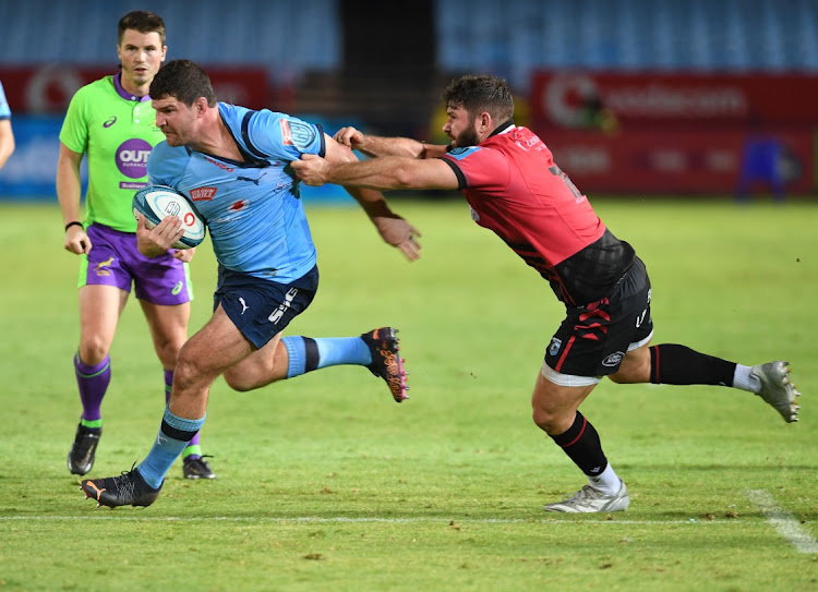 Marco Van Staden of the Bulls during the United Rugby Championship match between Vodacom Bulls and Cardiff Rugby at Loftus Versfeld.