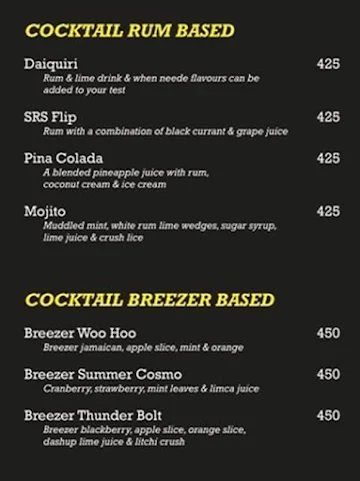 The Flip Bar menu 