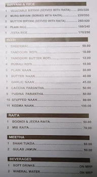 Bedi Sahab menu 4