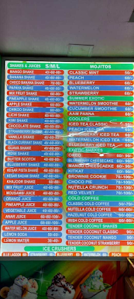 Deepak Juice And Shakes menu 2