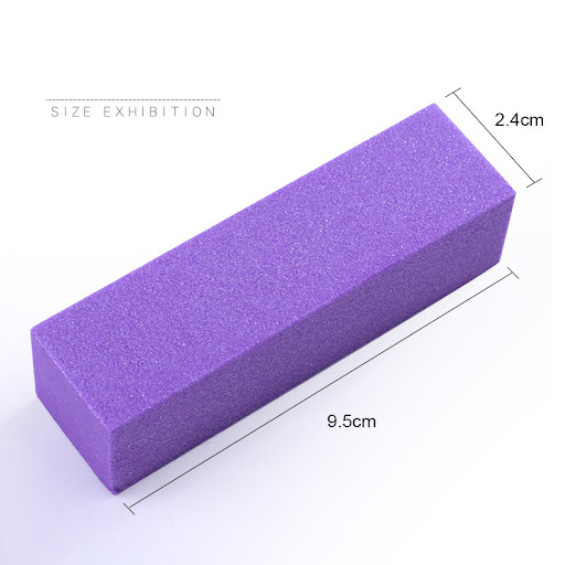 Title 5, Nail sponge block for a flawless finish. Smooth...