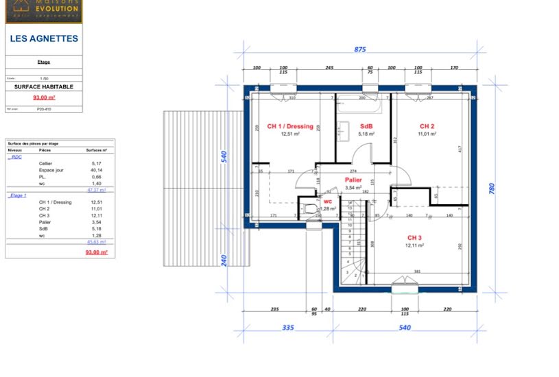  Vente Terrain + Maison - Terrain : 377m² - Maison : 90m² à Ris-Orangis (91000) 