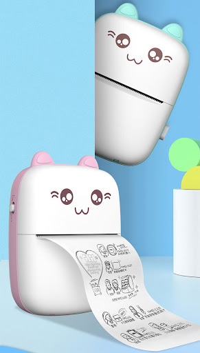 Title 3, Mini Printer Portable Bluetooth WiFi New. Print...