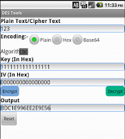 DES Encryption Screenshot