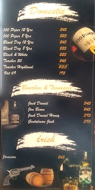 Pipe And Barrel menu 2