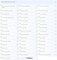 Havmor Ice Cream menu 4
