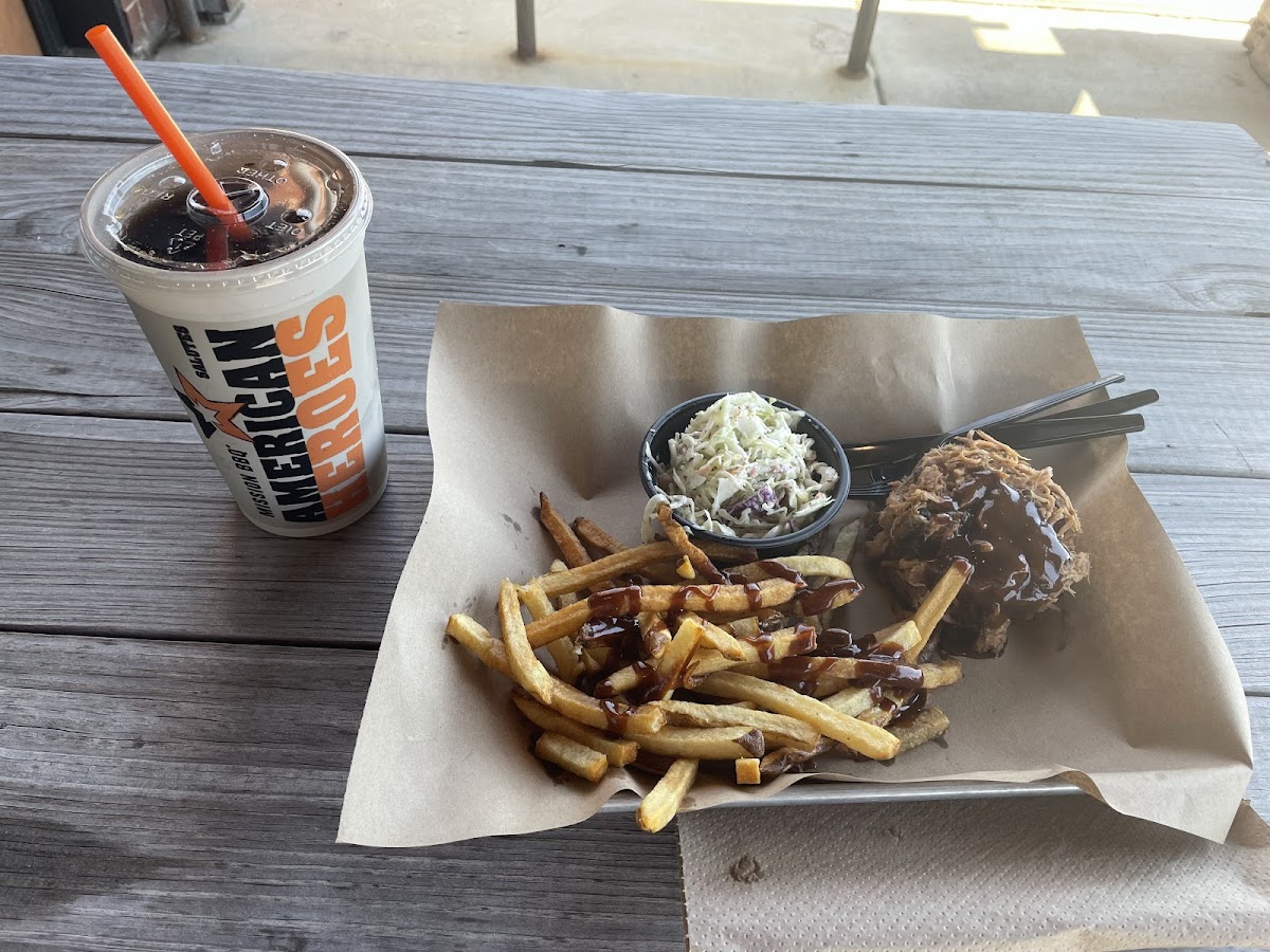 Gluten-Free Fries at Mission BBQ