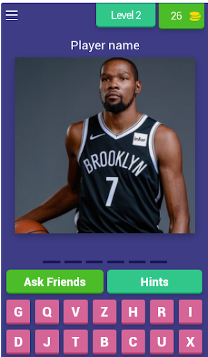 Screenshot Guess The NBA Player - Quiz