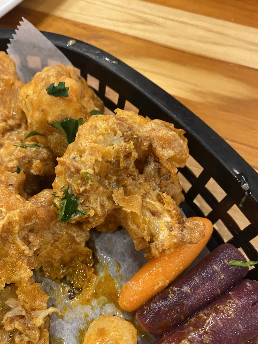 Cauliflower wings