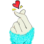 Cover Image of Download Finger Heart Wallpaper 20.0 APK