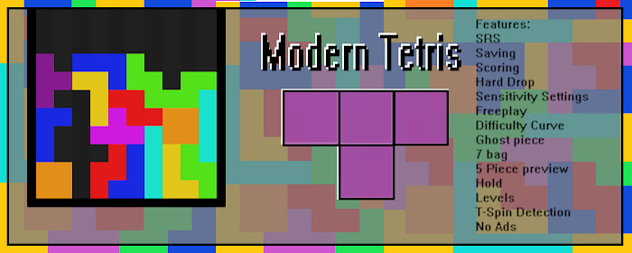 Modern Tetris marquee promo image