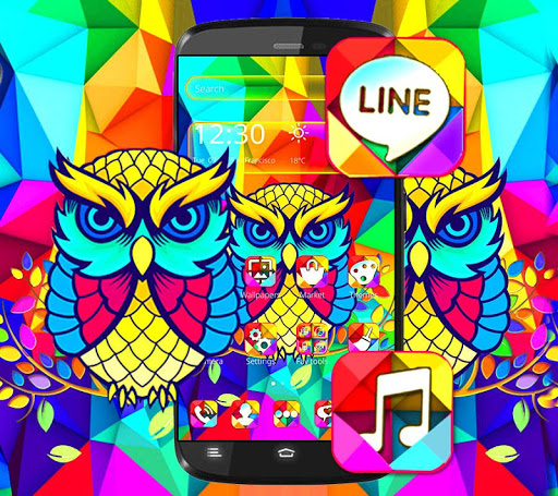 Colorful Owl Theme