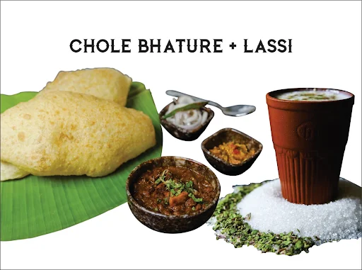 Combo 3 (Chhole Bhature + Lassi)