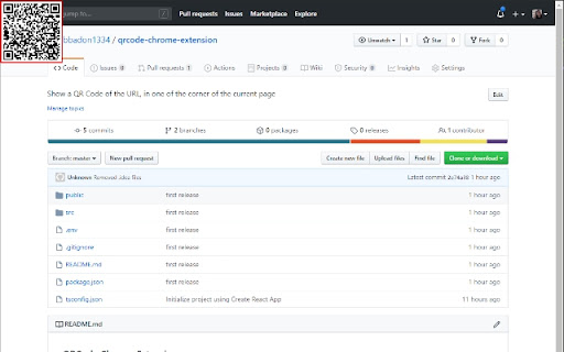 QrCode Chrome Extension
