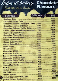 Rehamati Bakery menu 3