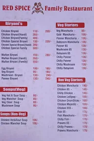 Red Spice Family Restaurant menu 8