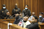 The five man accused of killing Bafana Bafana star, Senzo Meyiwa appearing at the North Gauteng High Court in Pretoria. 