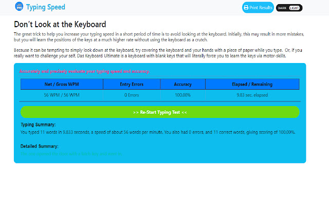 How to test and increase typing speed