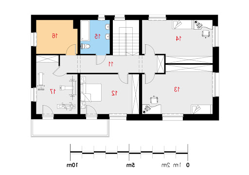 Quadratus I G1 - Rzut piętra