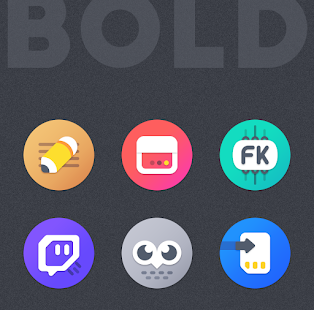 BOLD - ICON PACK Screenshot