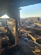 The shack in which two set of twins died in Mpumalanga. 