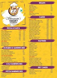 Shreeram's Bakery menu 1