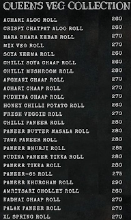 Rolls Queen menu 1