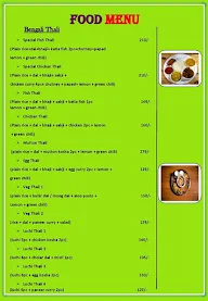 Jomidari Bhoj menu 1