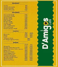 D' Amigos Cafe menu 3