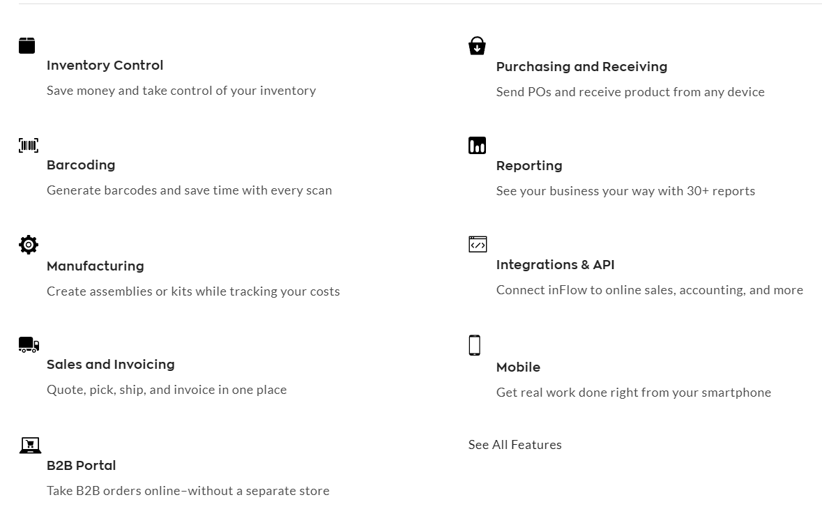 inflow features