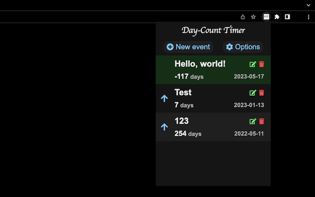 Day-Count Timer Extension Preview image 5